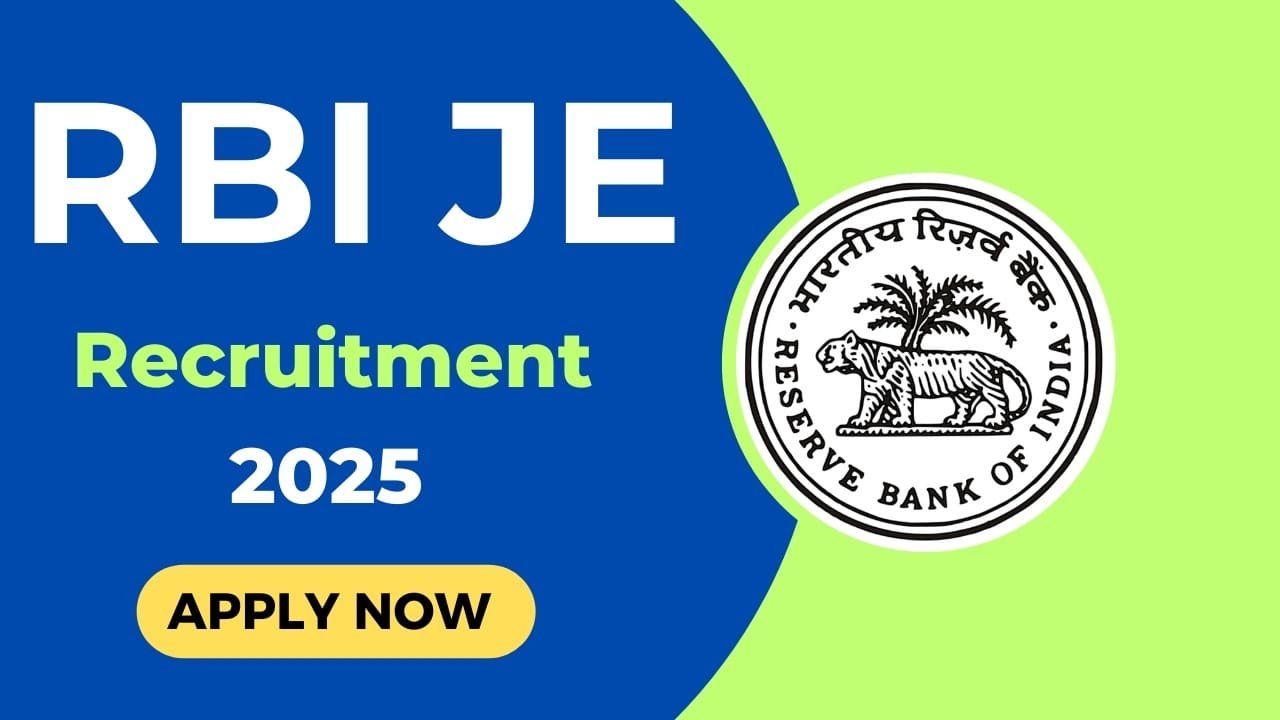 RBI JE Recruitment 2025