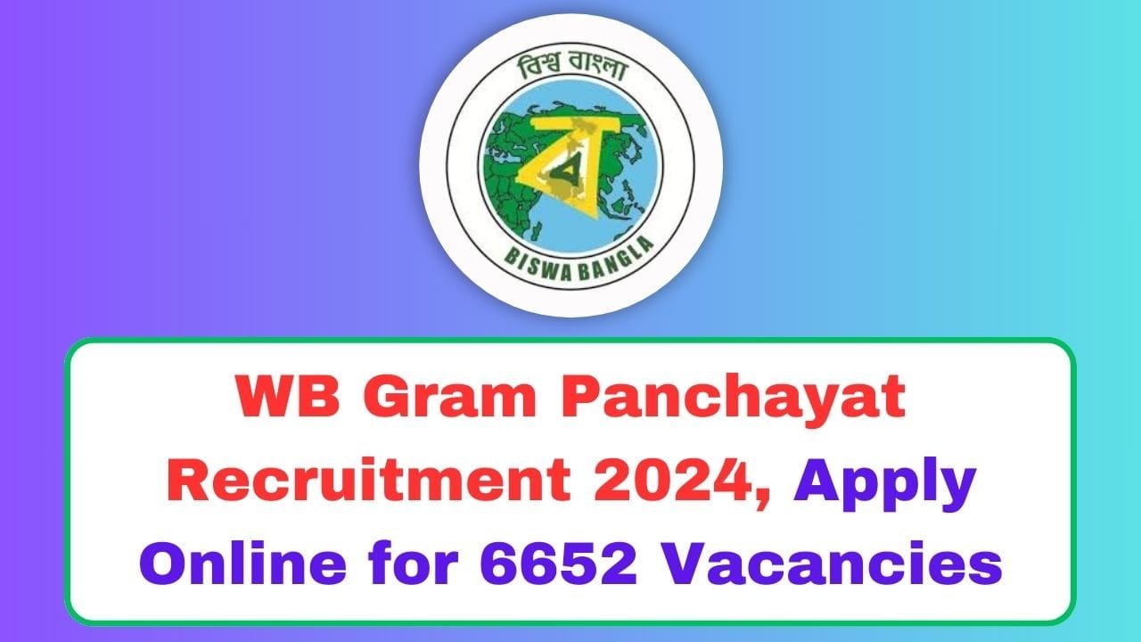 WB Gram Panchayat Recruitment 2024