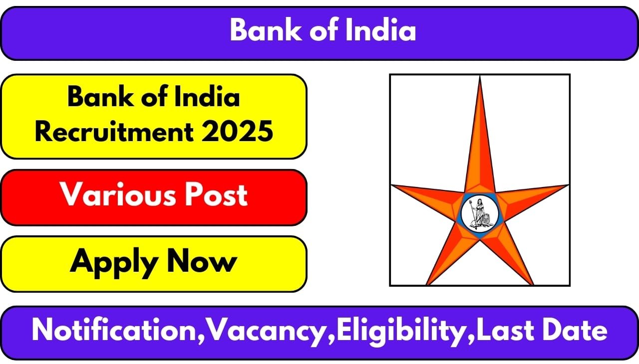 Bank of India Recruitment 2025