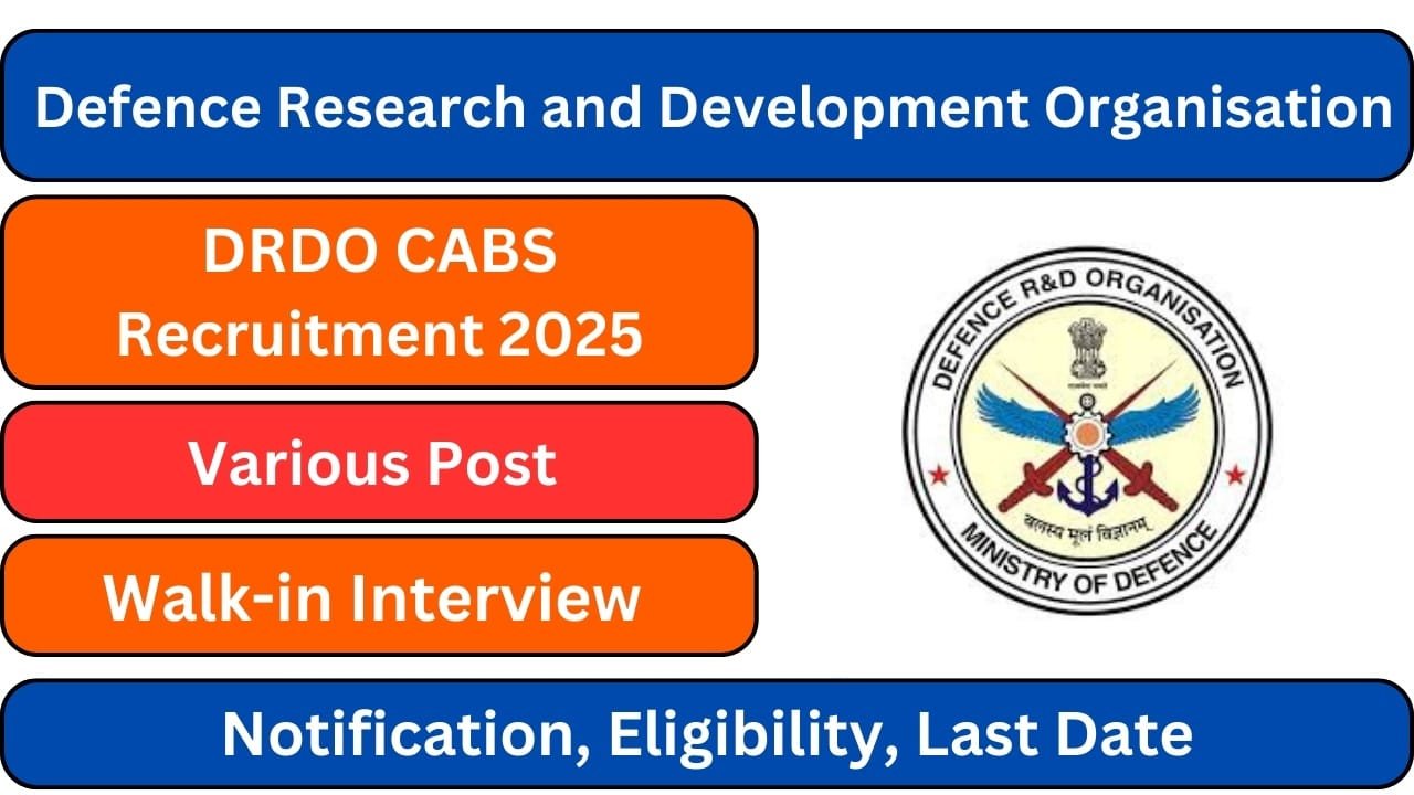 DRDO CABS Recruitment 2025