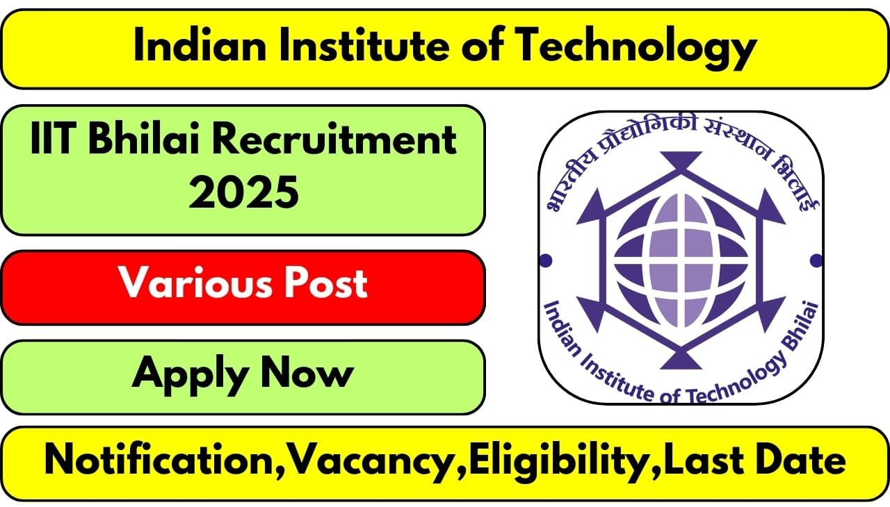 IIT Bhilai Recruitment 2025