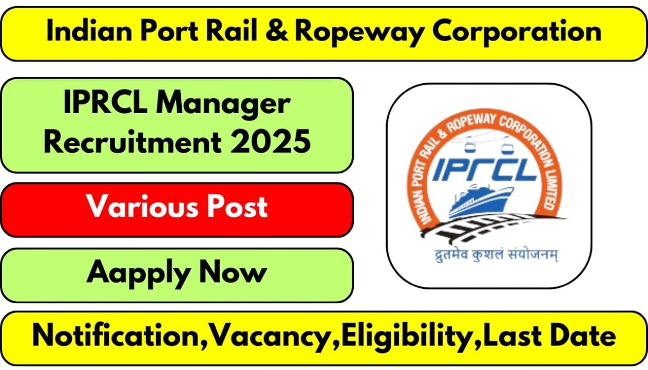 IPRCL Manager Recruitment 2025