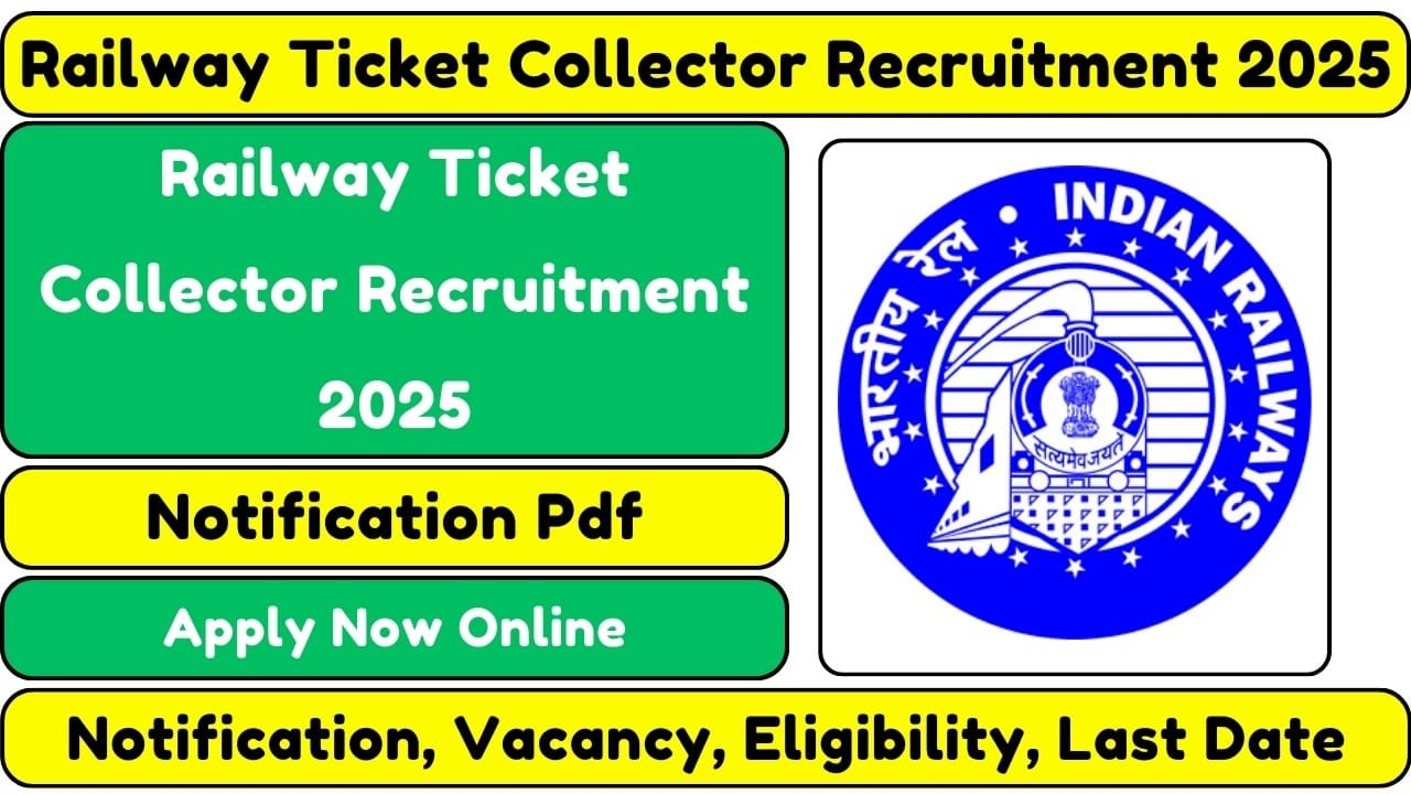 Railway Ticket Collector Recruitment 2025