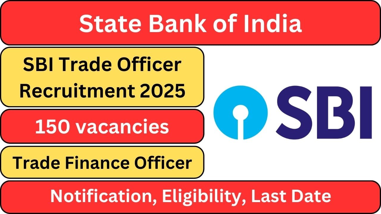 SBI Trade Officer Recruitment 2025