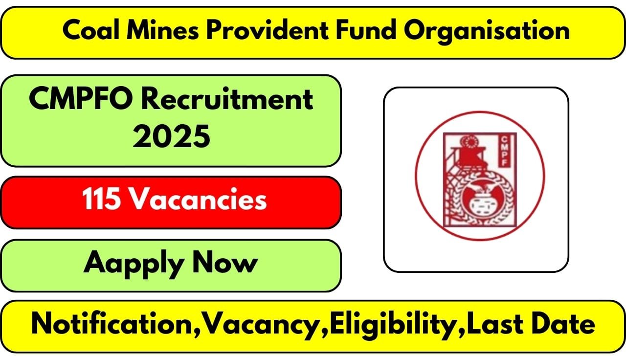 CMPFO Recruitment 2025