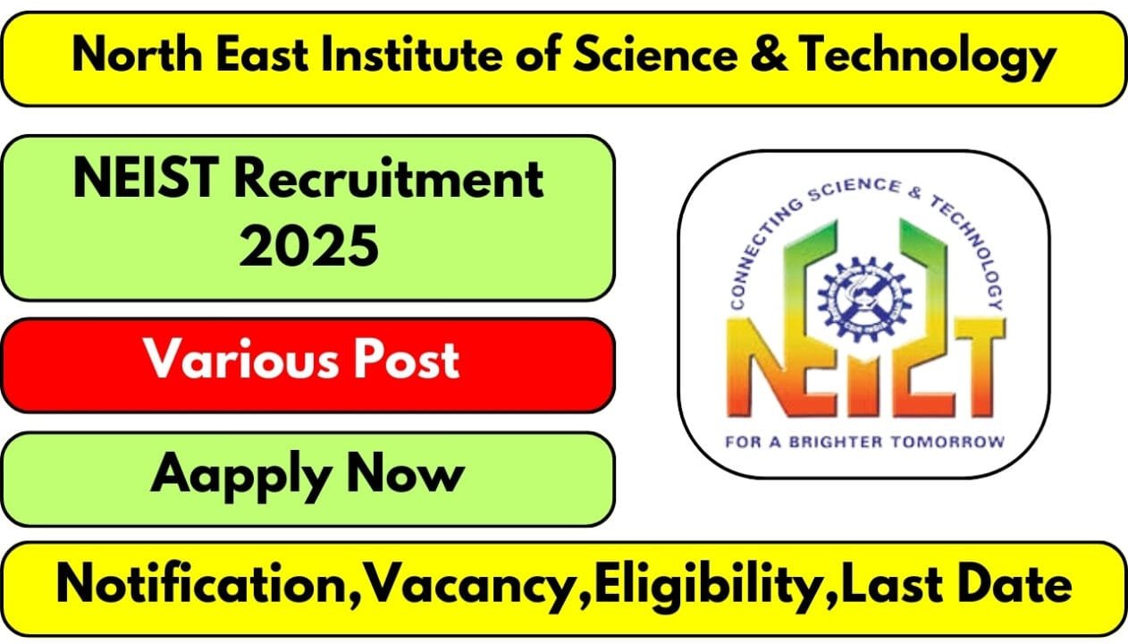 NEIST Recruitment 2025