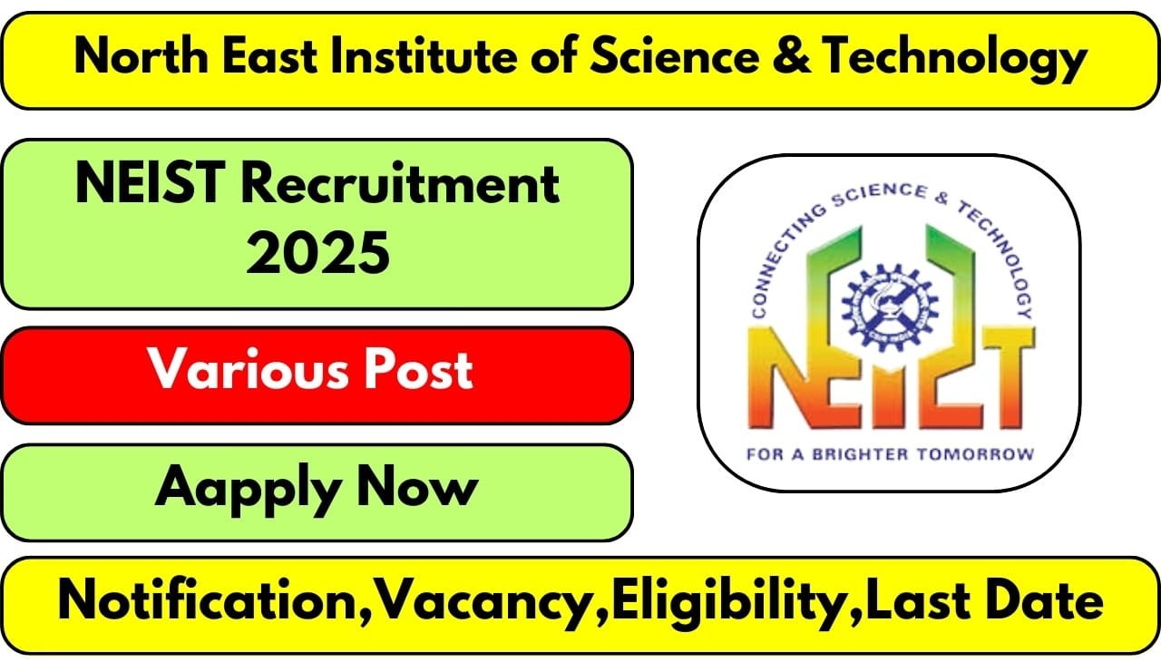 NEIST Recruitment 2025