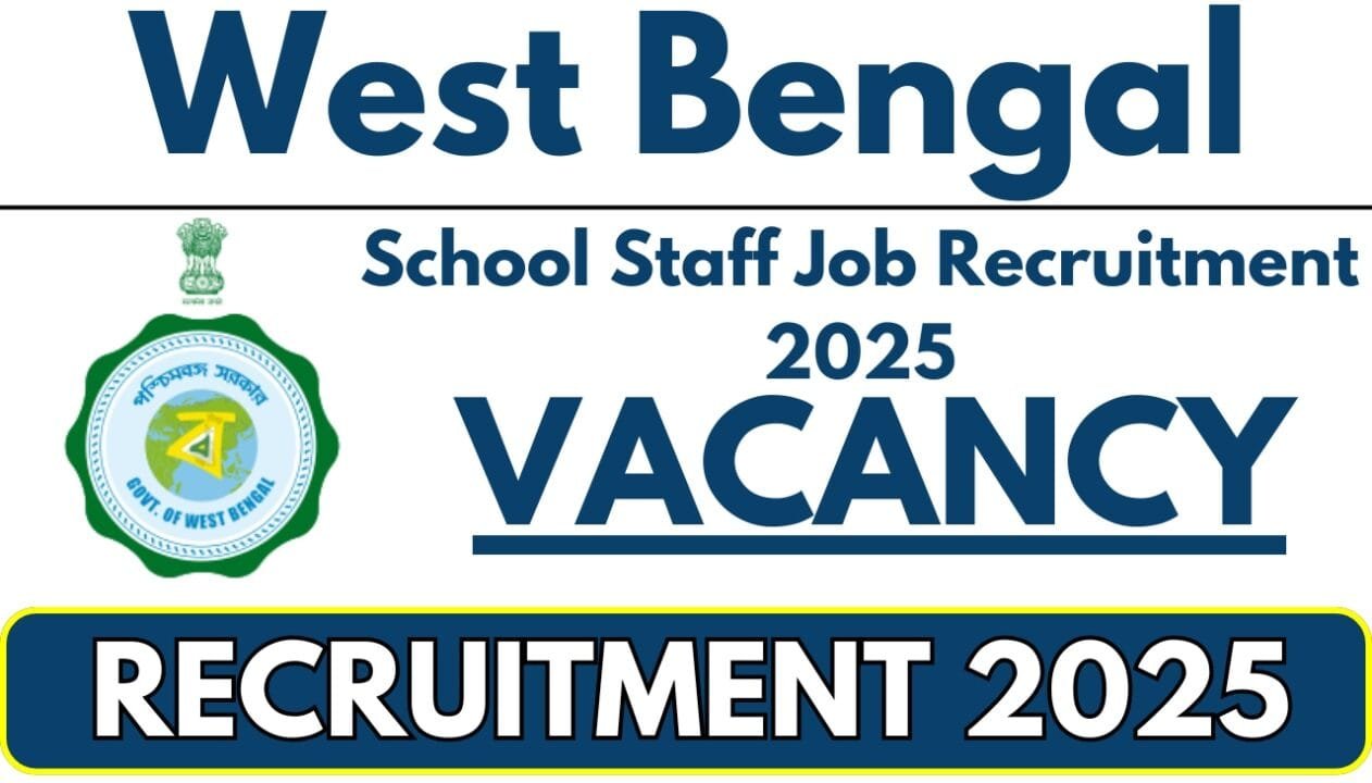 WB School Staff Job Recruitment 2025